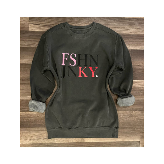 FSHN JNKY sweatshirt.