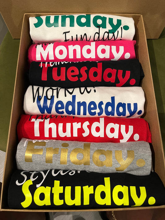 Have a great week! Tee set.