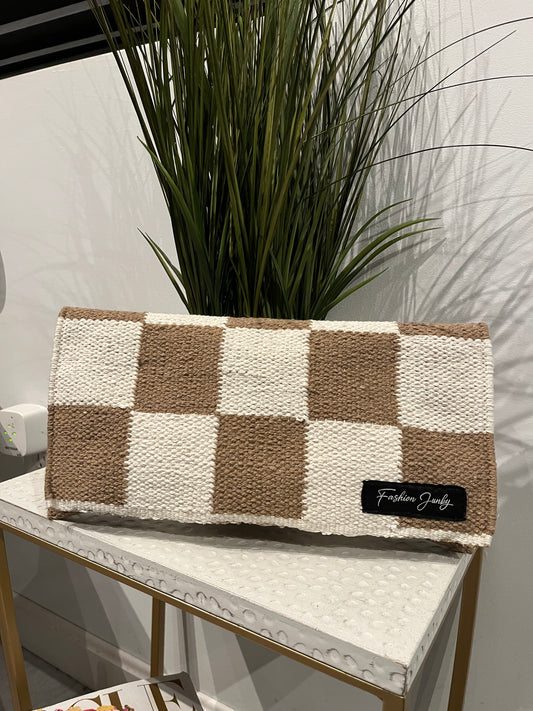 Checkered Clutch.