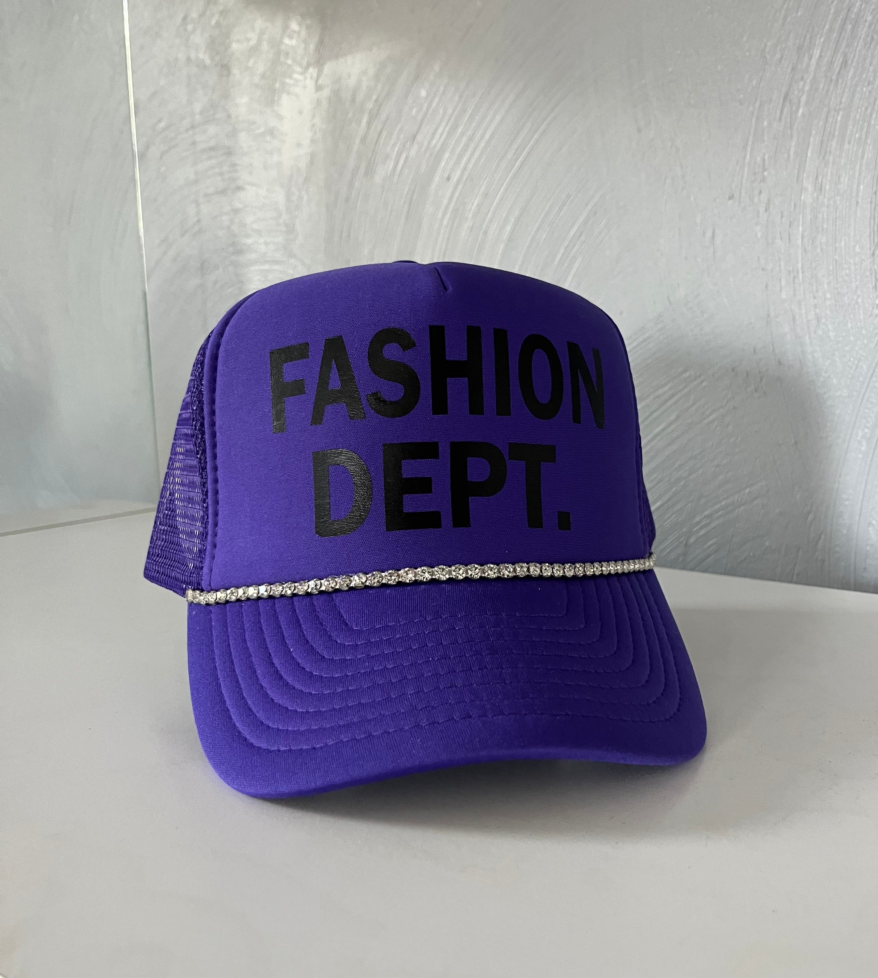 FASHION DEPT. Trucker hat. FASHION DEPT. Trucker hat.