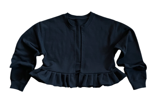 Ruffle peplum Jacket.