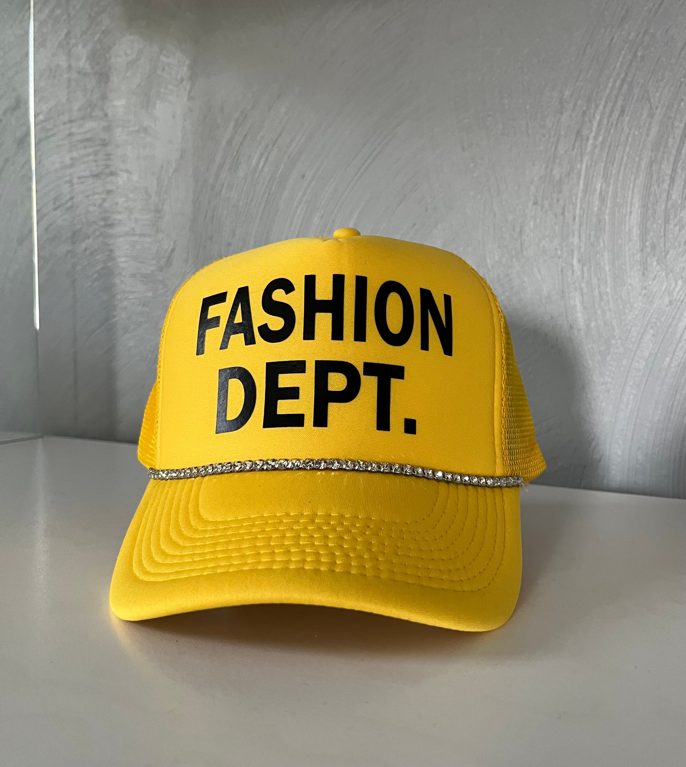FASHION DEPT. Trucker hat. FASHION DEPT. Trucker hat.