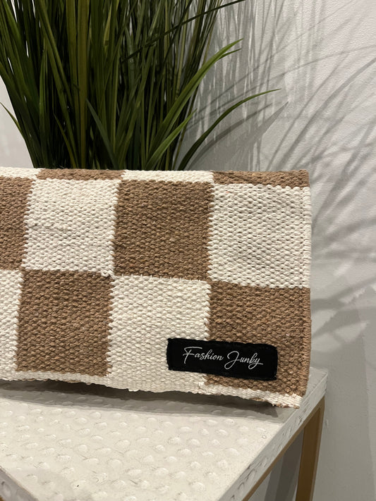 Checkered Clutch.