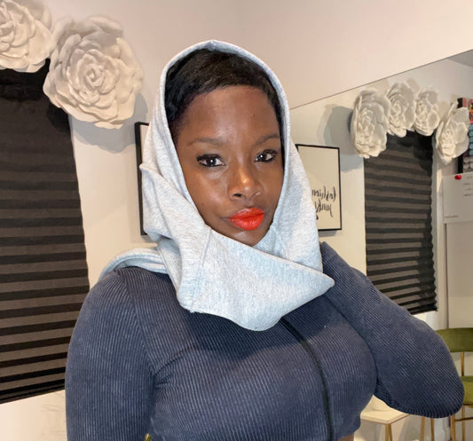 Hoodscarf.