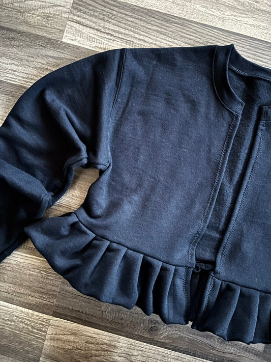 Ruffle peplum Jacket.