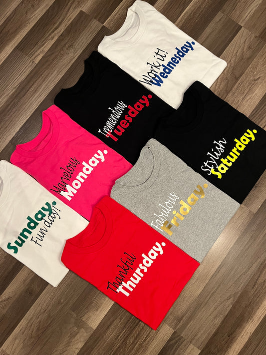 Have a great week! Tee set.