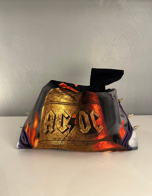 AC/DC tee bag.
