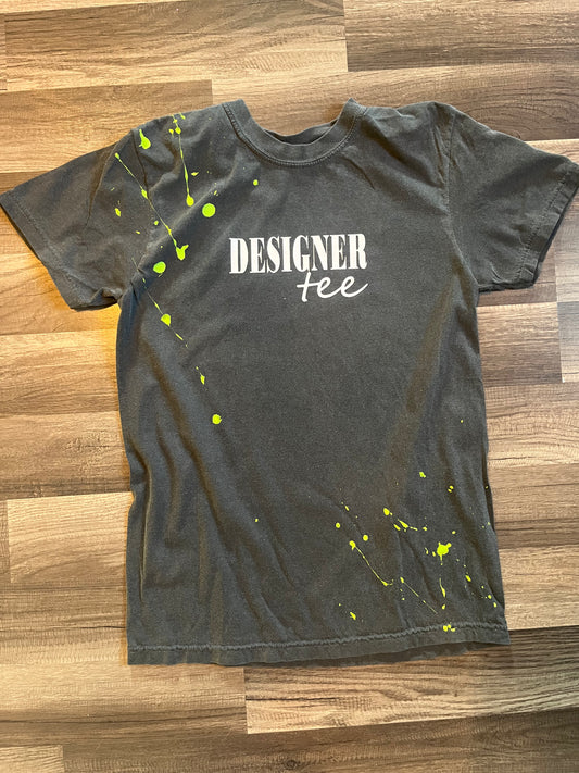 Designer tee.