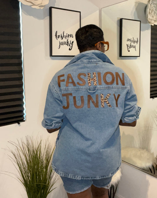 Unconventional Denim shirt.