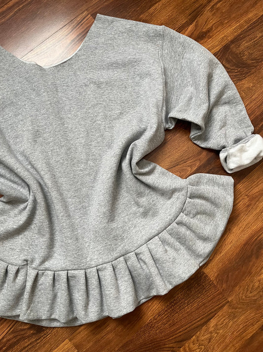 Ruffle tunic top.