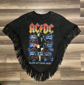AC/DC tee poncho.