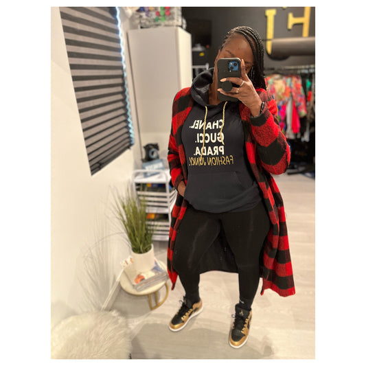 Chanel, Gucci, Prada FJ hoodie.