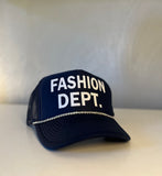 FASHION DEPT. Trucker hat.