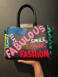 Designer Graffiti bag