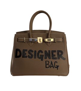 HER designer bag.