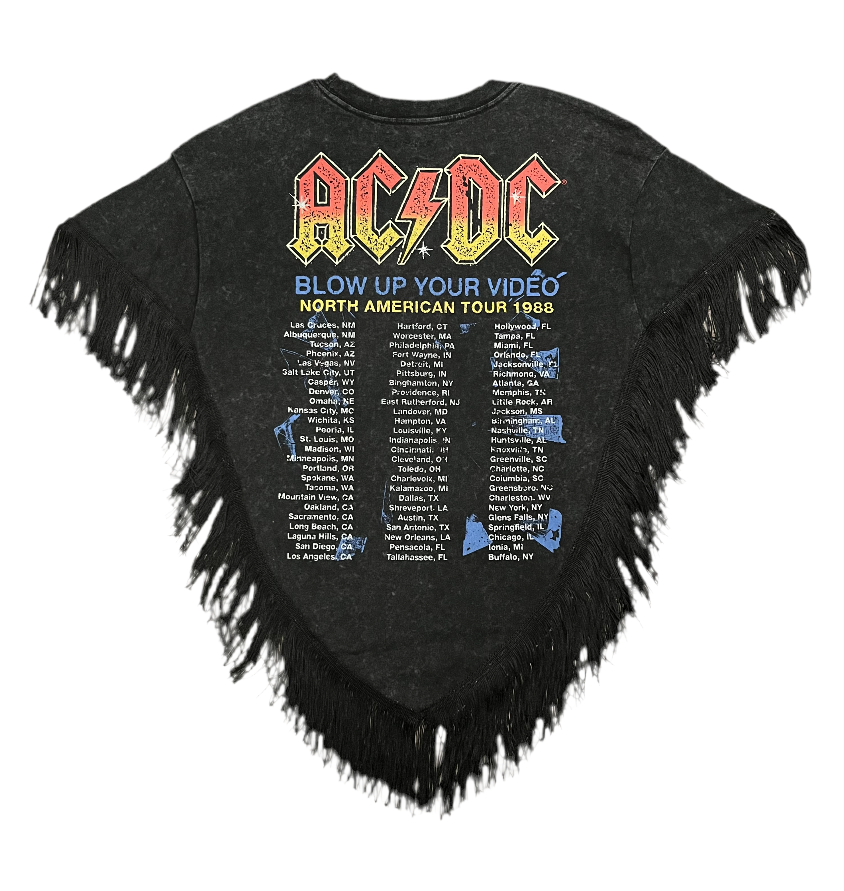 AC/DC tee poncho.