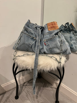 Levi drawstring bag.