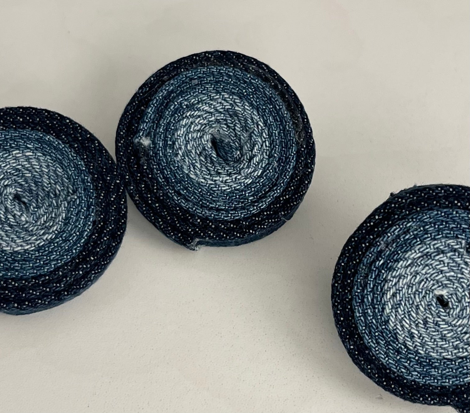 Denim swirl set.