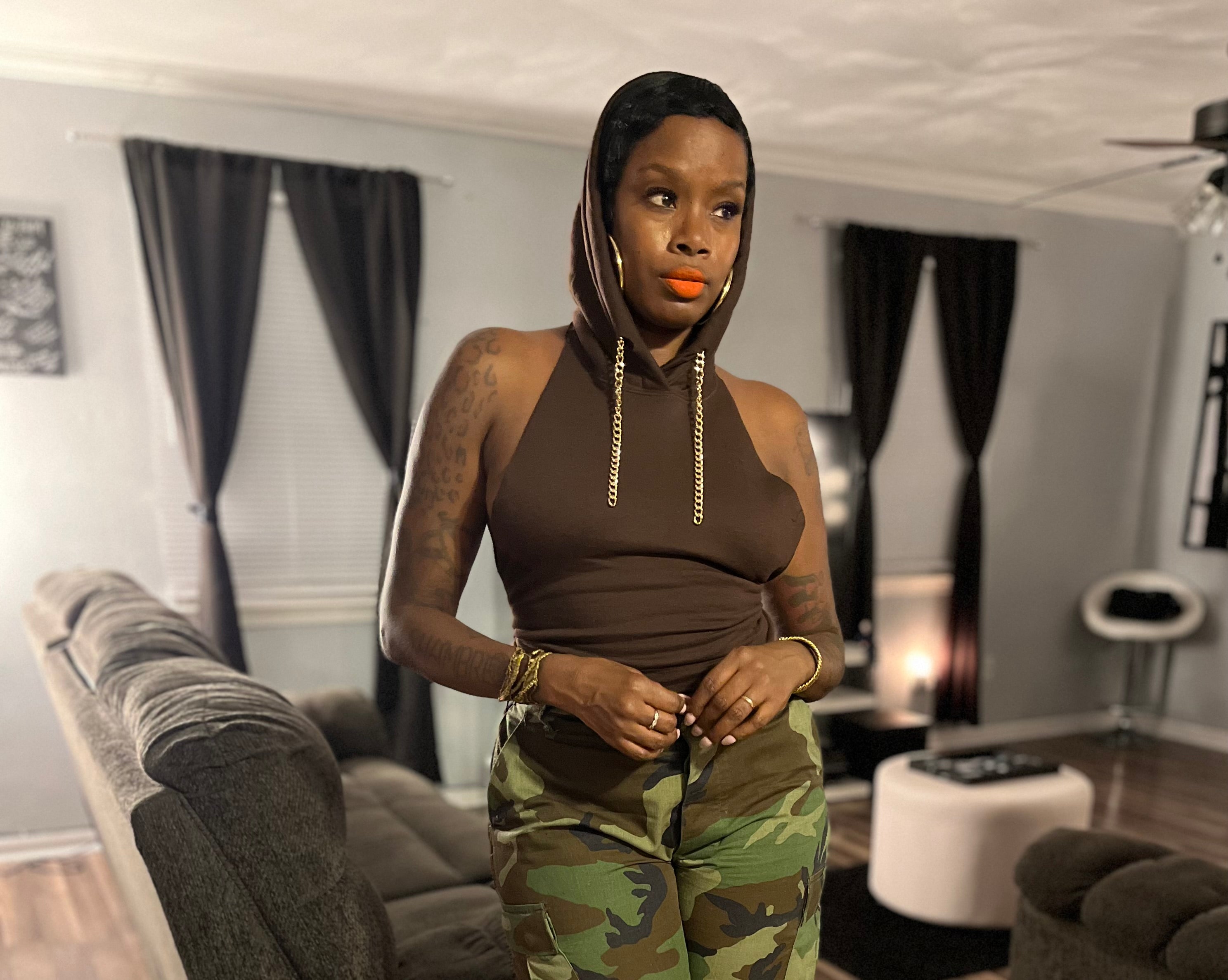 Hood Halter. (Brown)