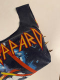 Def Leppard tee bag.