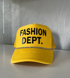 FASHION DEPT. Trucker hat.