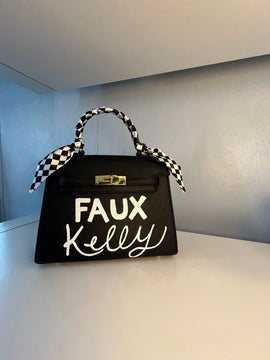 Faux Kelly bag.
