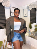 Cinched Blazer(Tweed)