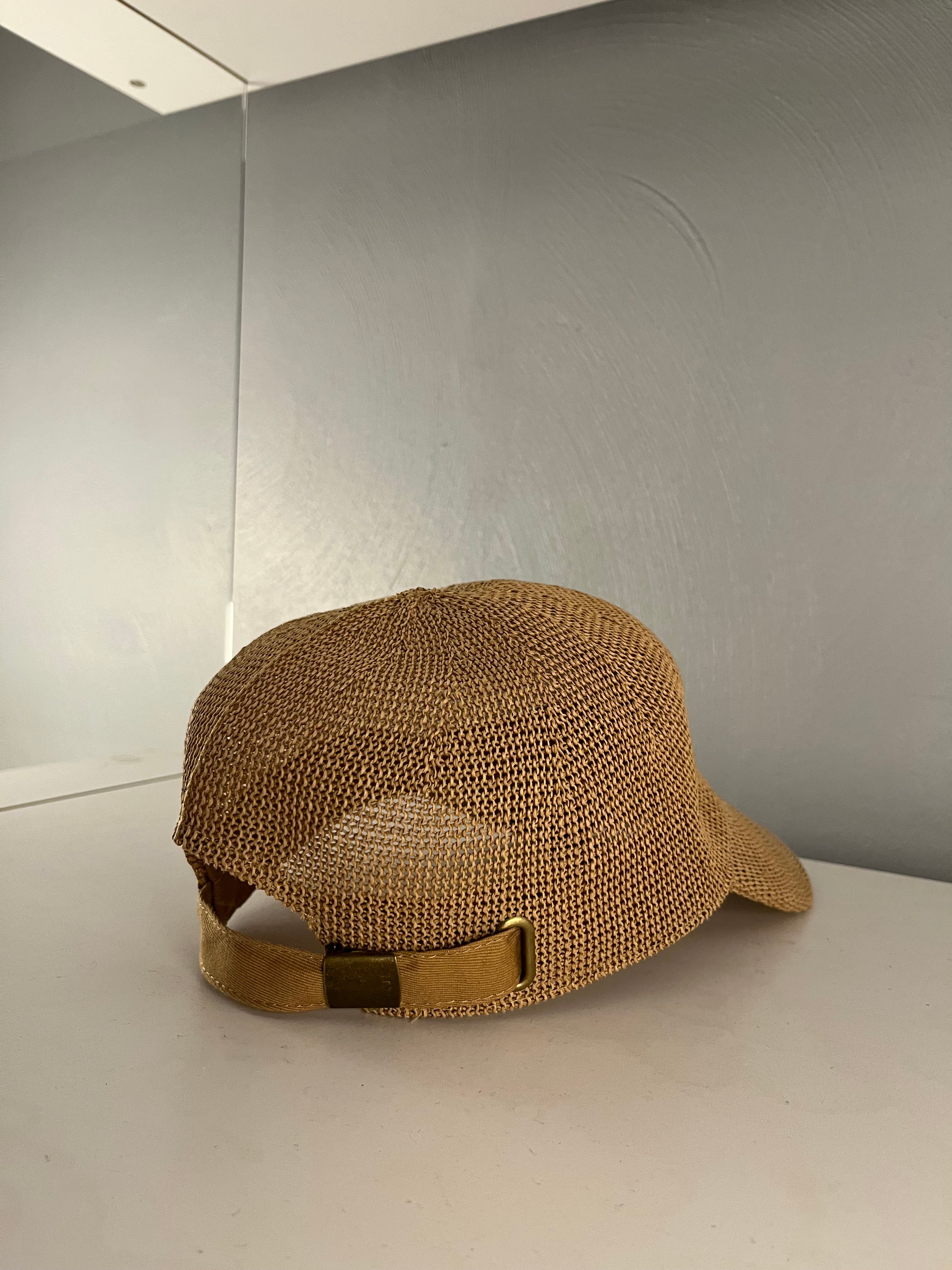 NY Raffia cap.