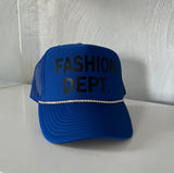 FASHION DEPT. Trucker hat.