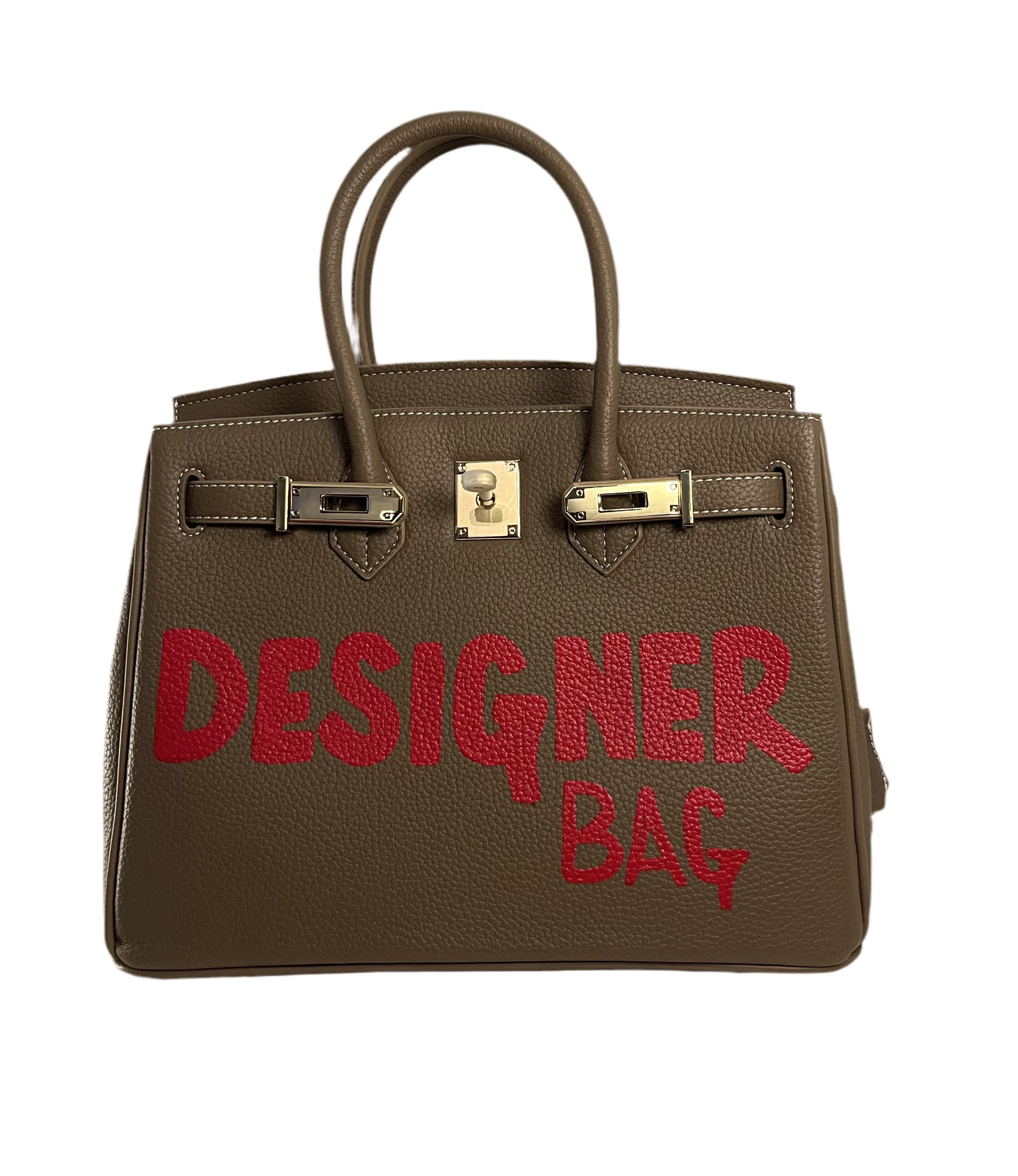 HER designer bag.