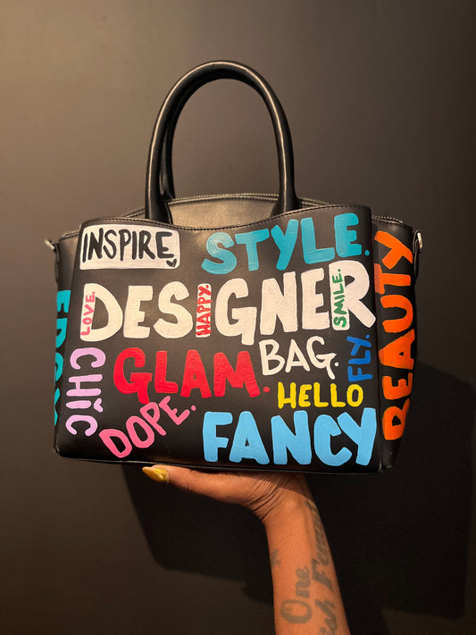 Designer Graffiti bag