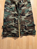 High waist camo pants