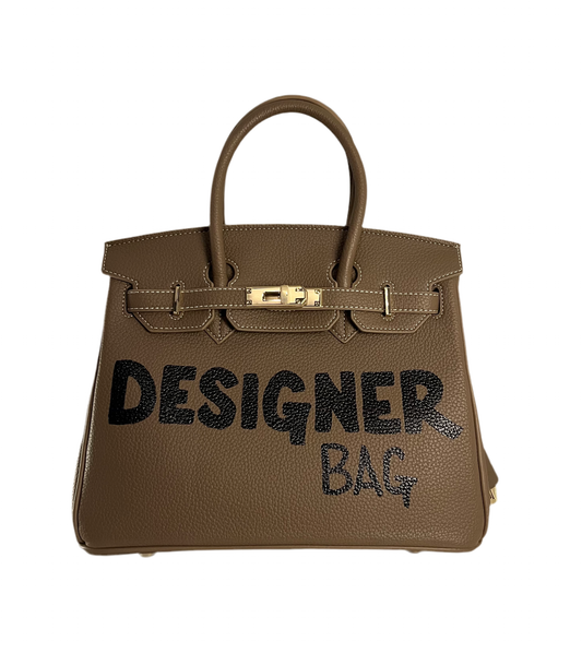 HER designer bag.