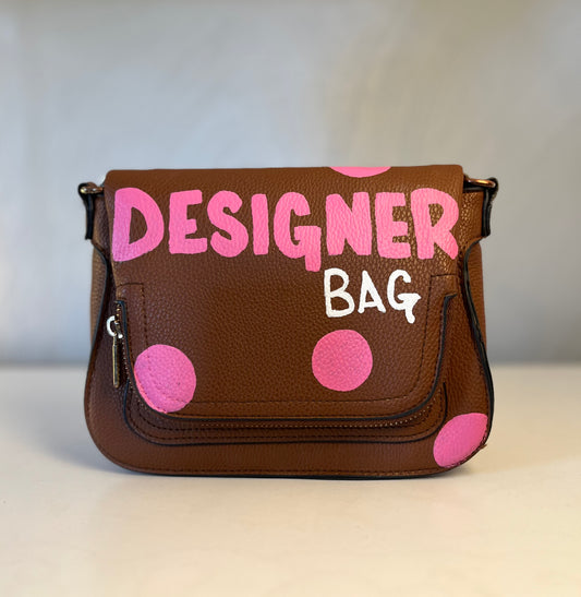 Pink dots Designer bag