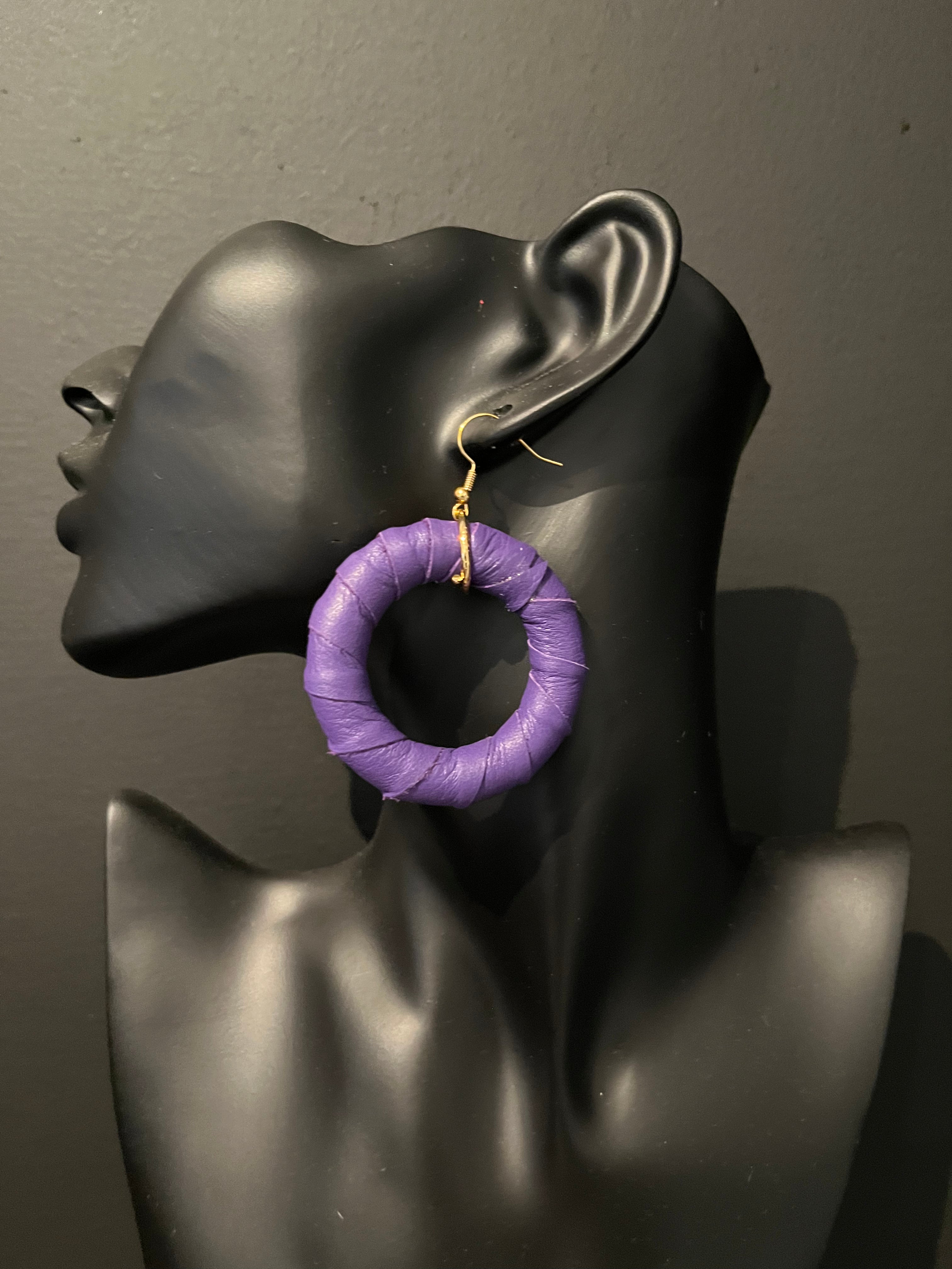 Mini purple hoops