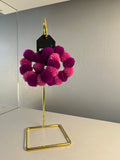 Pom Pom hoops.