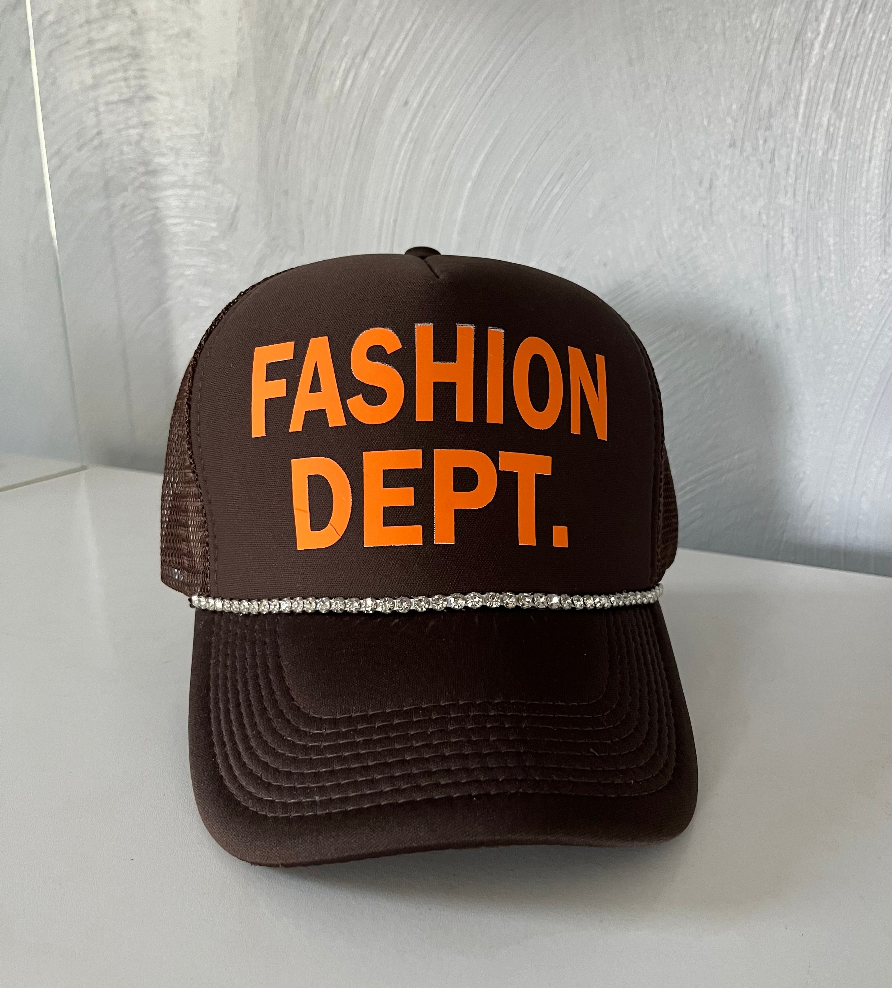 FASHION DEPT. Trucker hat.