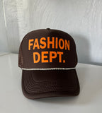 FASHION DEPT. Trucker hat.