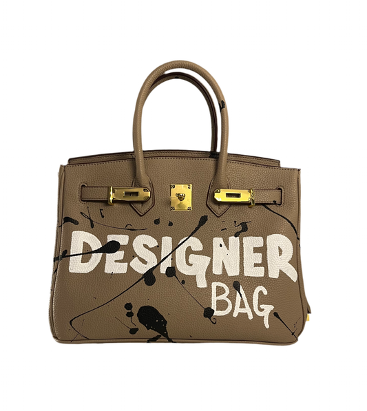 HER designer bag.