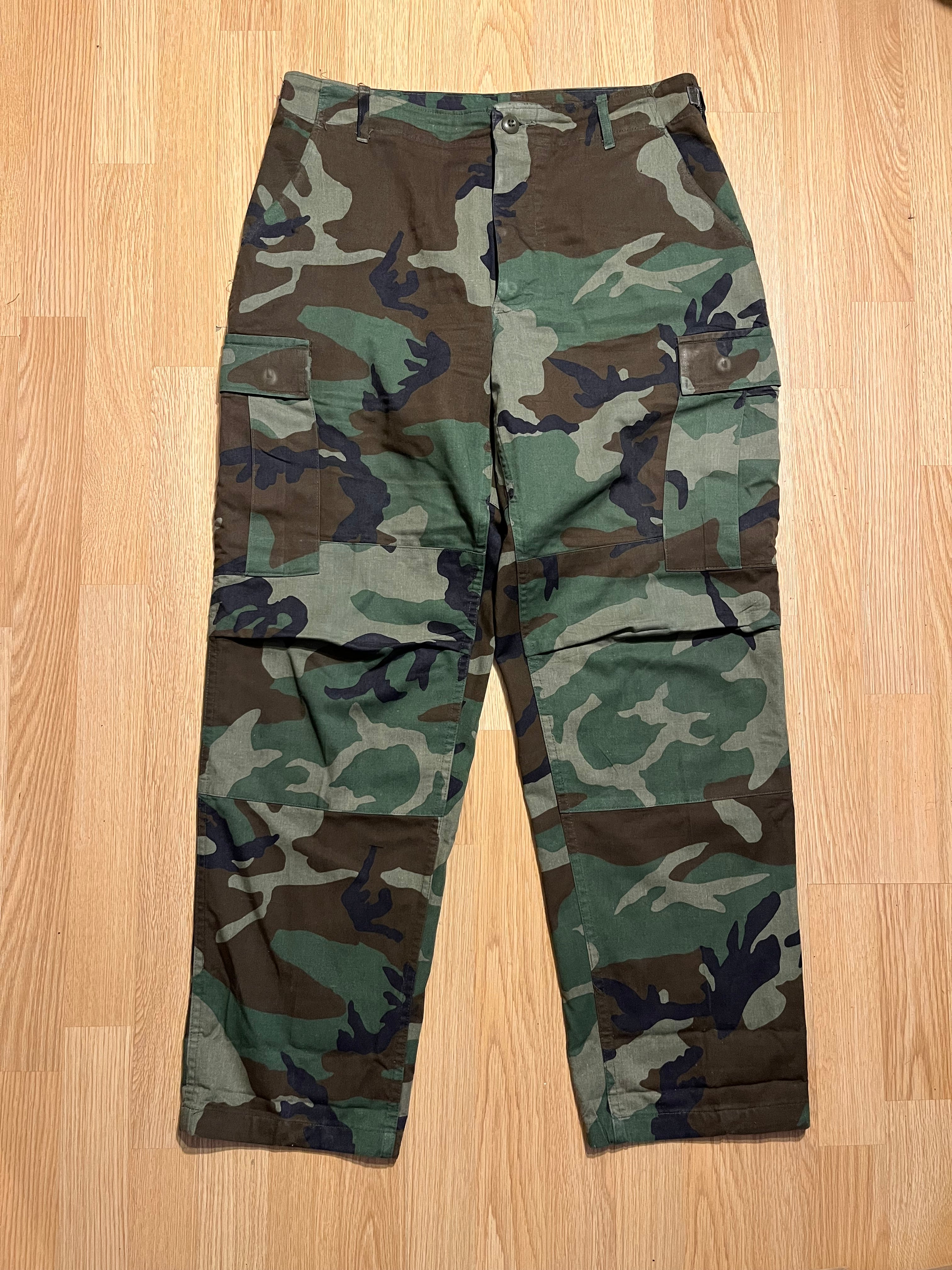 Regular camo pants.