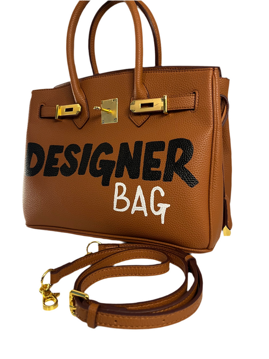 HER designer bag.