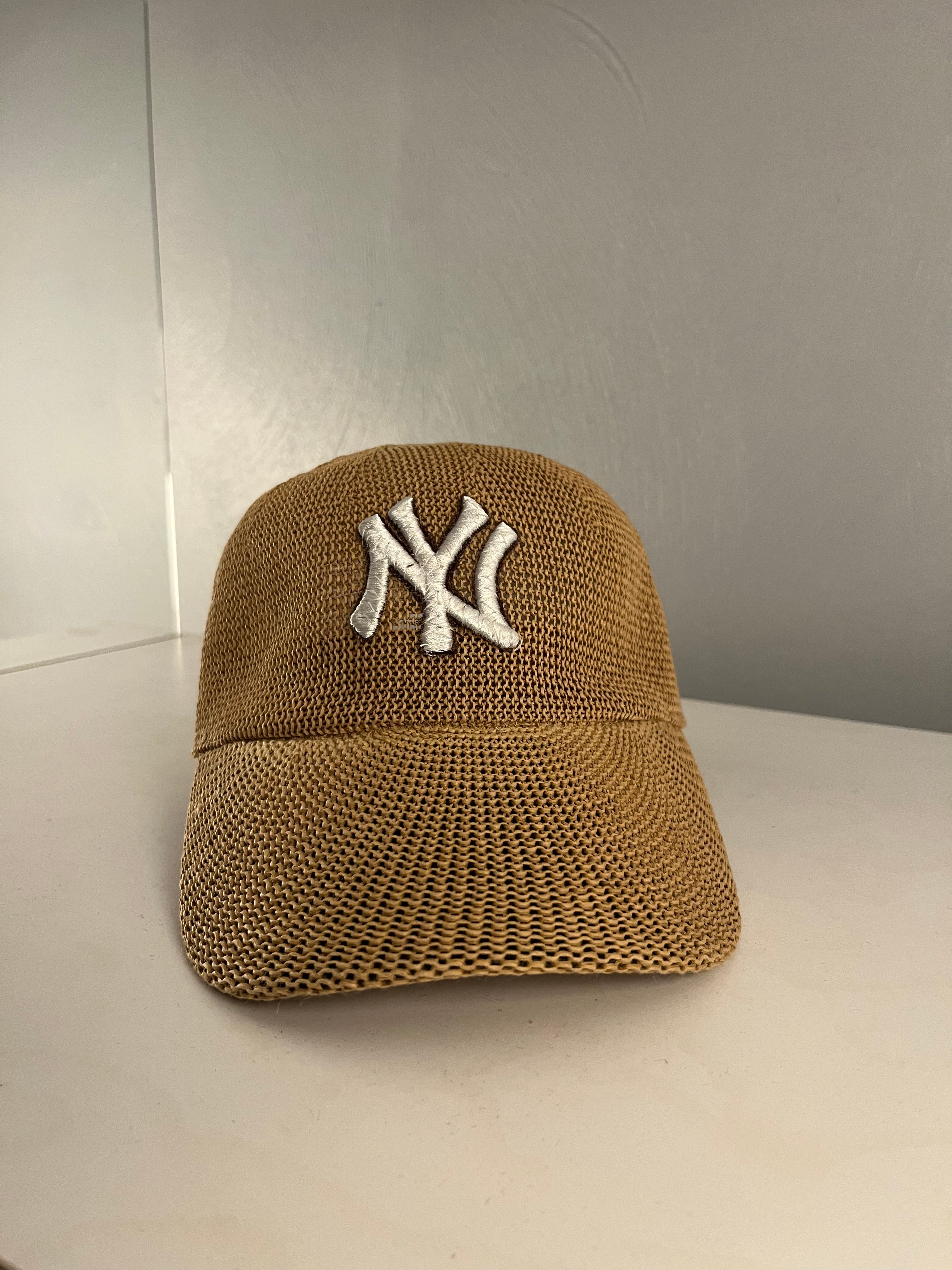 NY Raffia cap.