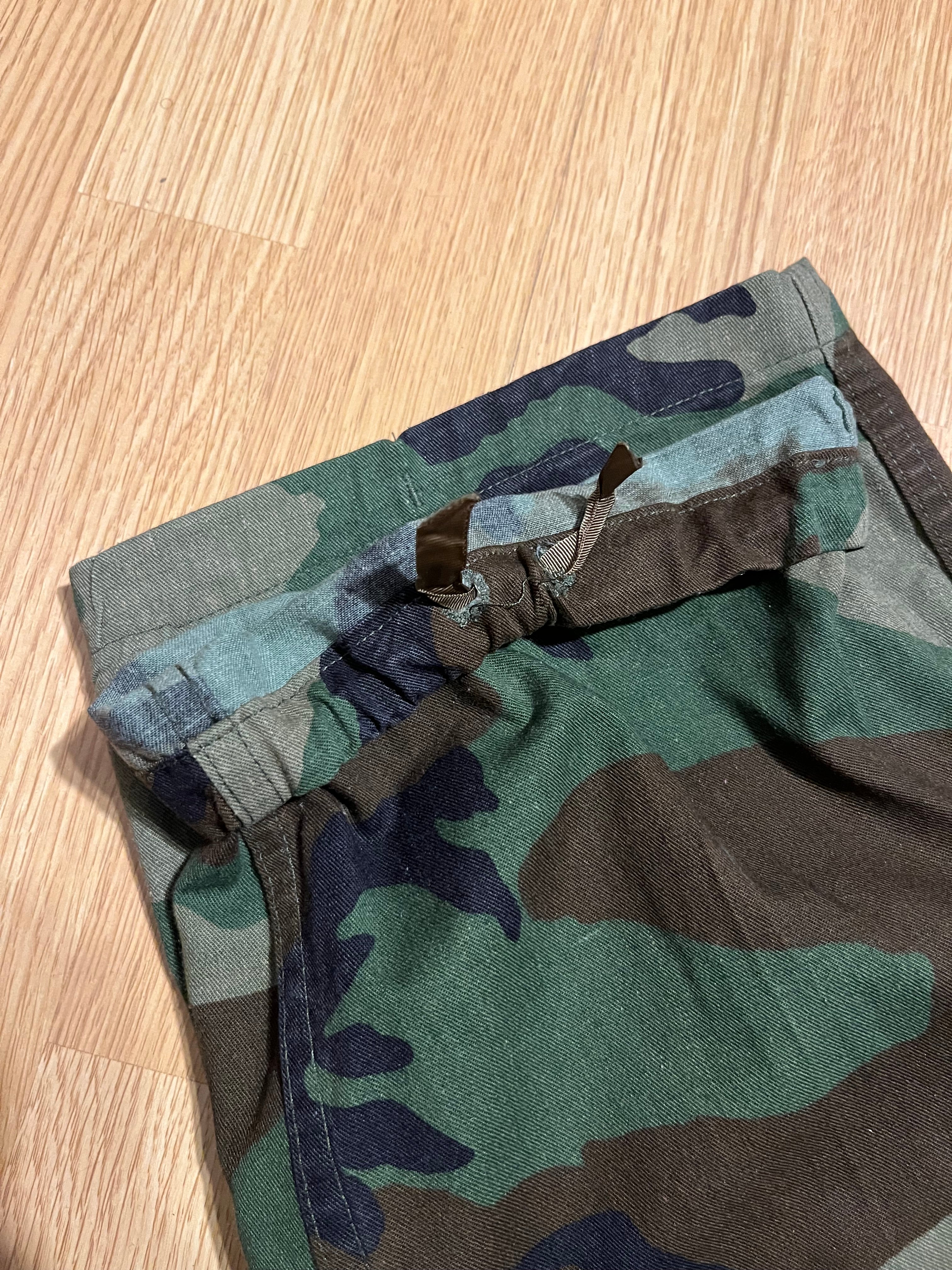 Regular camo pants.