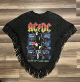 AC/DC tee poncho.