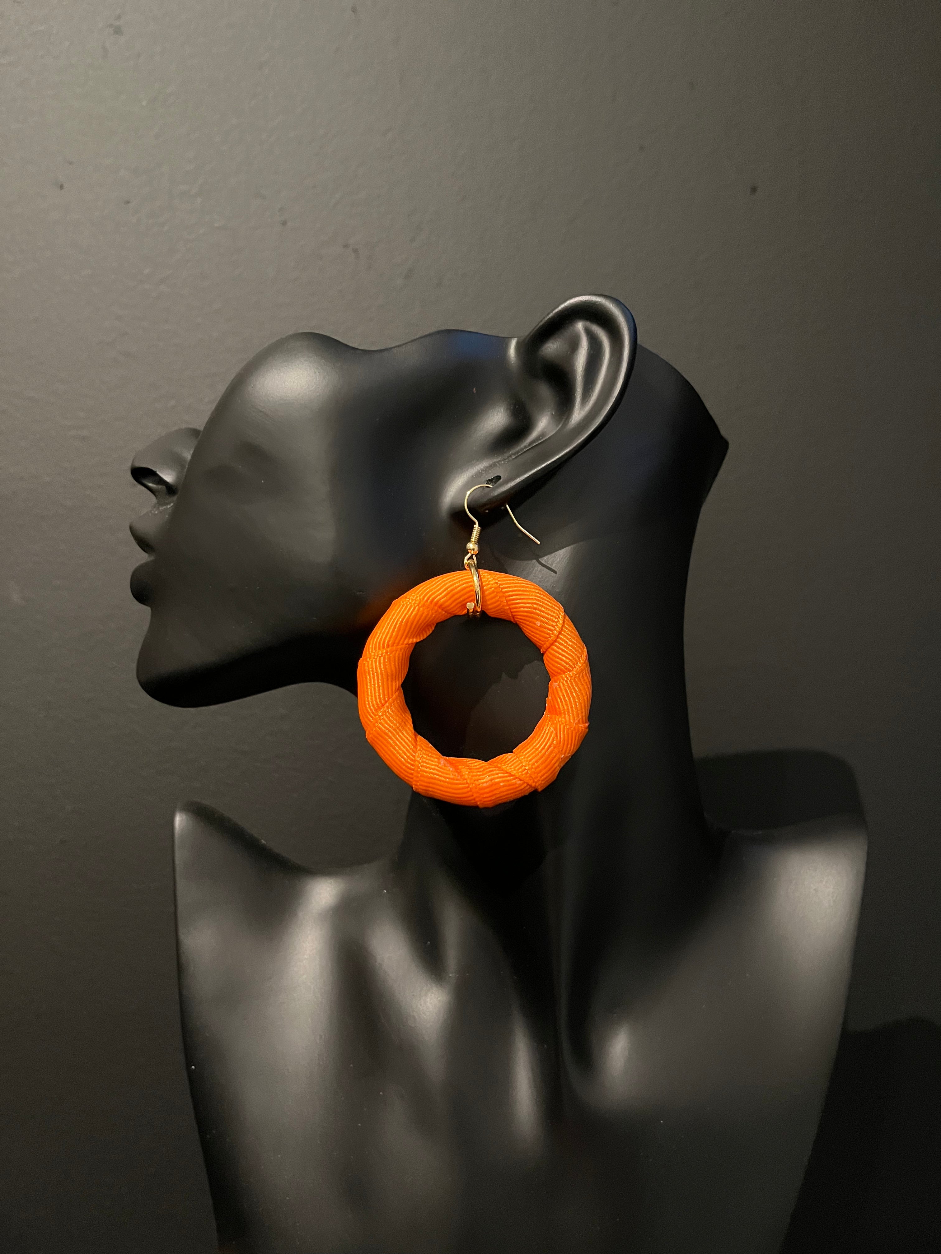 Mini orange hoops