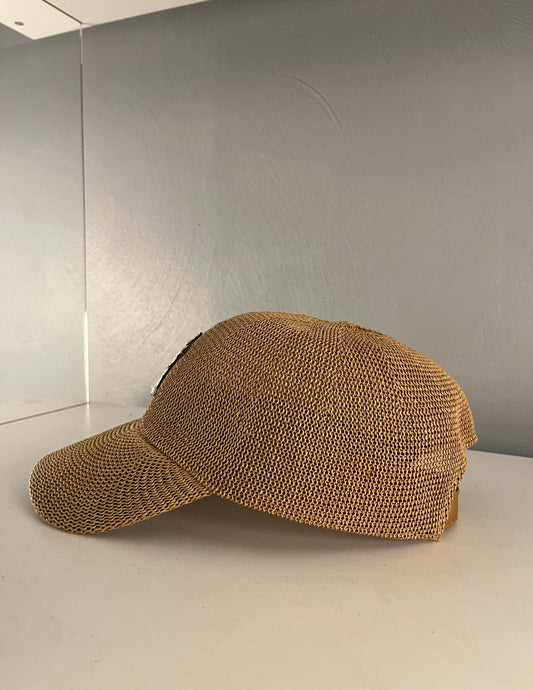 NY Raffia cap.