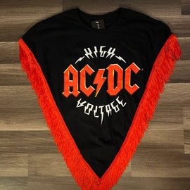 AC/DC tee poncho